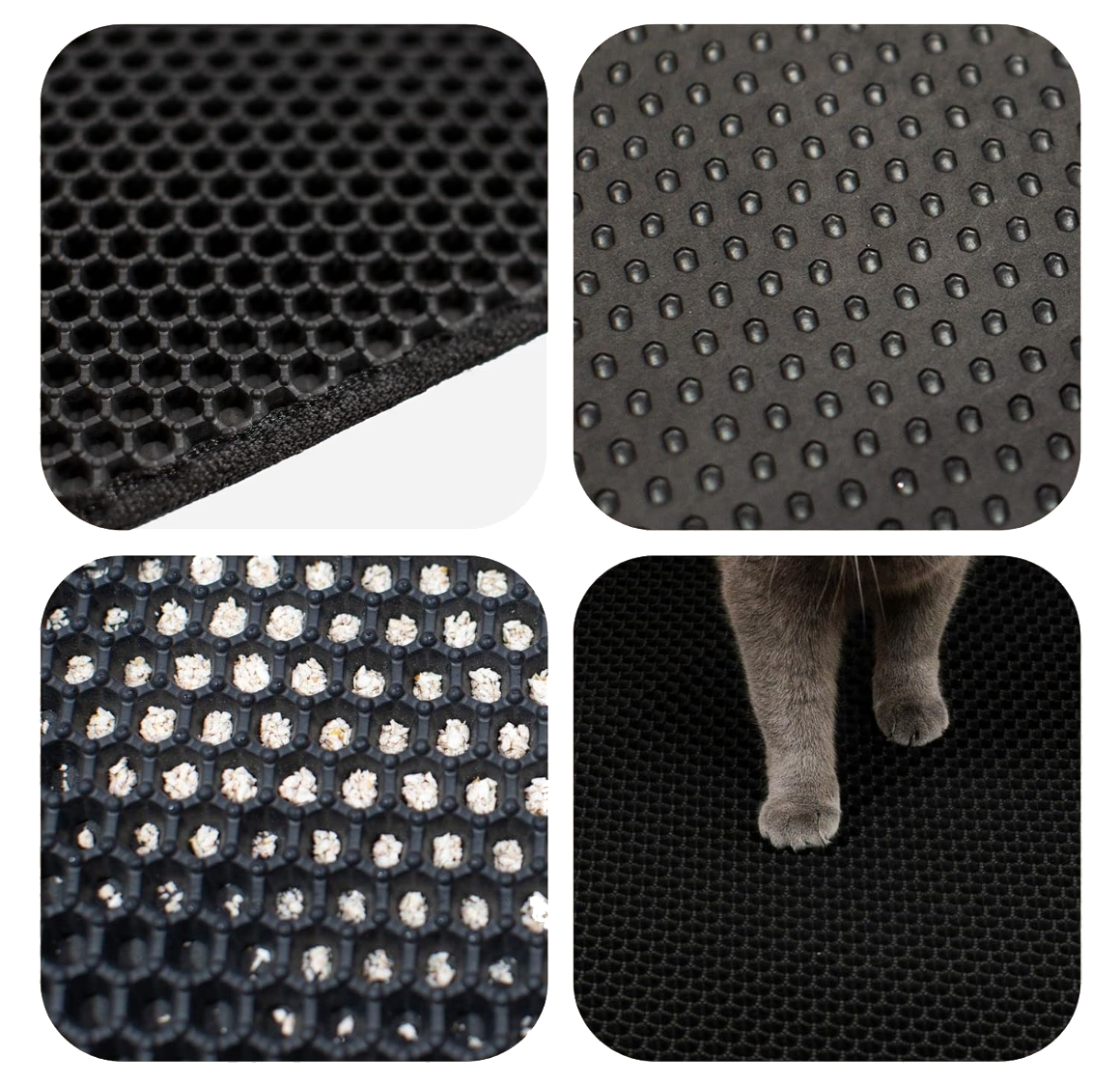 Tapis de litière anti-éparpillement
