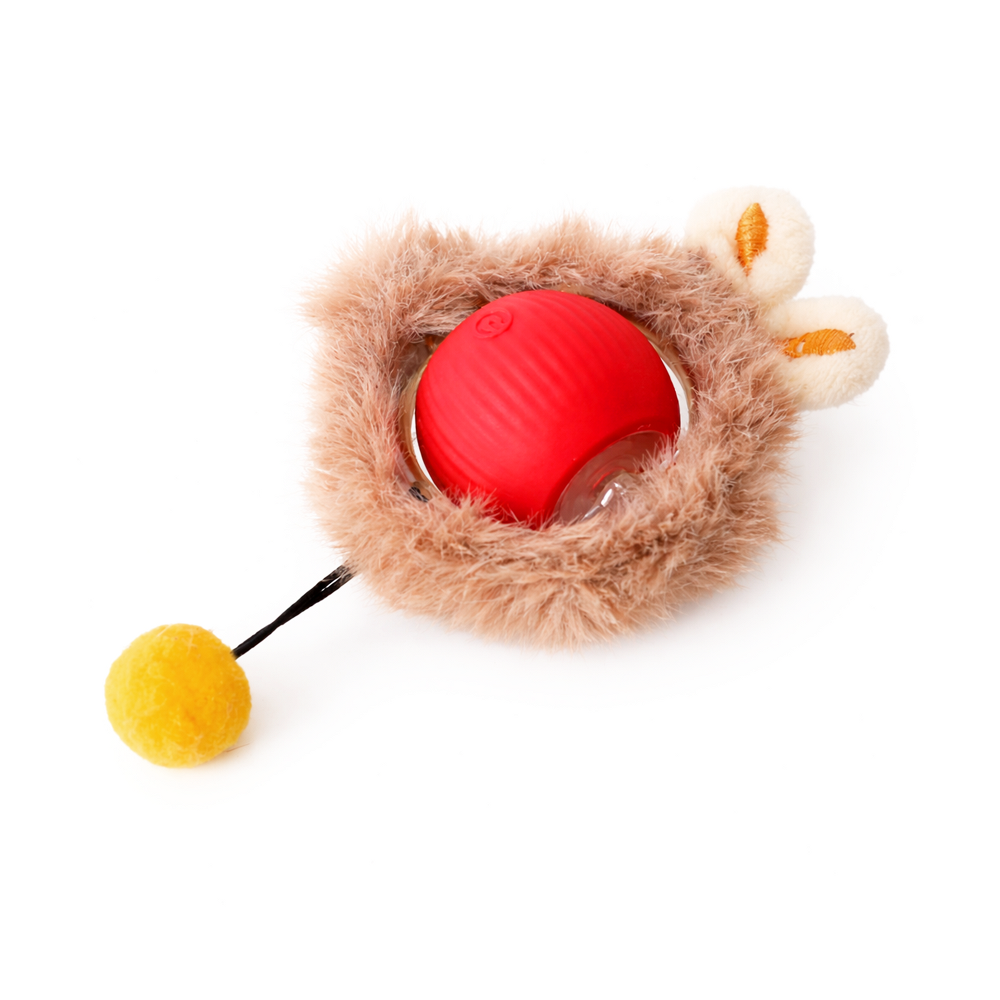 Balle fourrure interactive